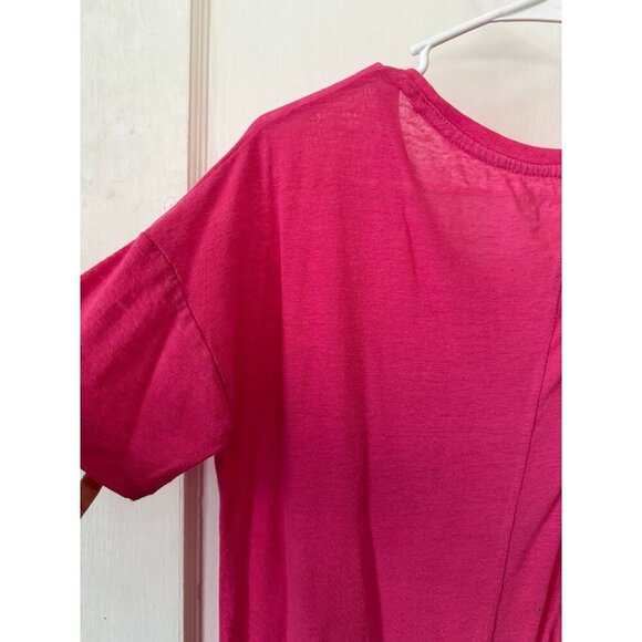 Old Navy boyfriend women’s size medium pink pocket T-shirt - Picture 6 of 6